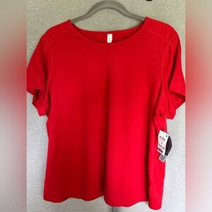 Ideology ladies 1X red moisture wicking T-shirt